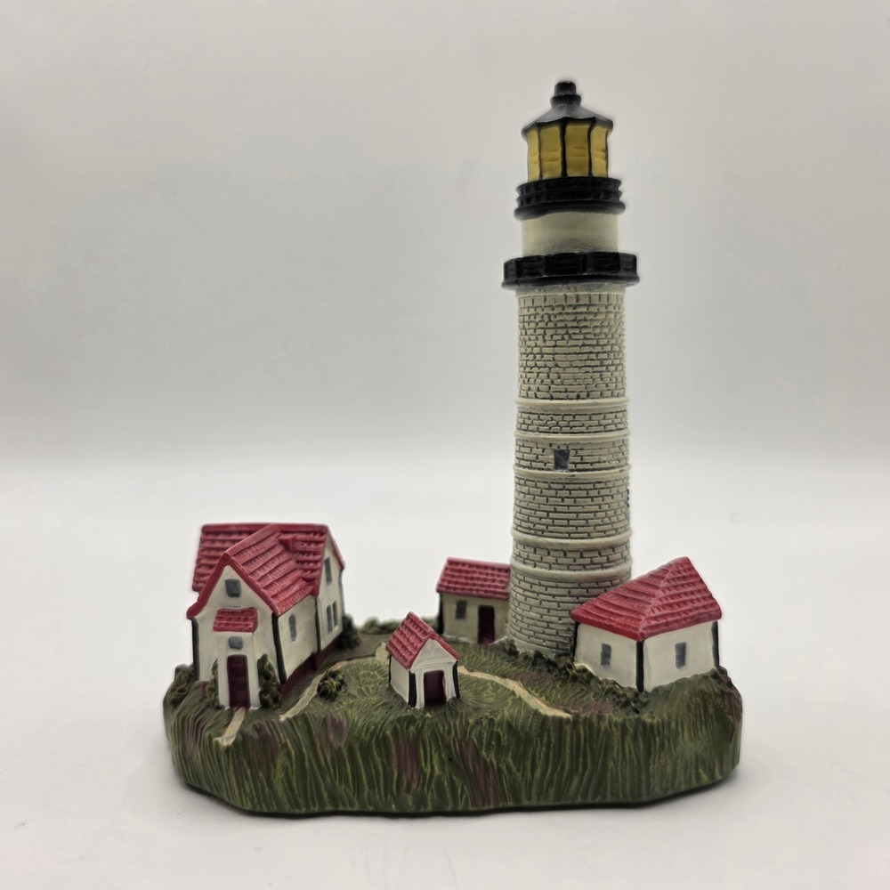 Spoontiques Boston Light MA Lighthouse Figurine 009109 Nautical Decor Resin